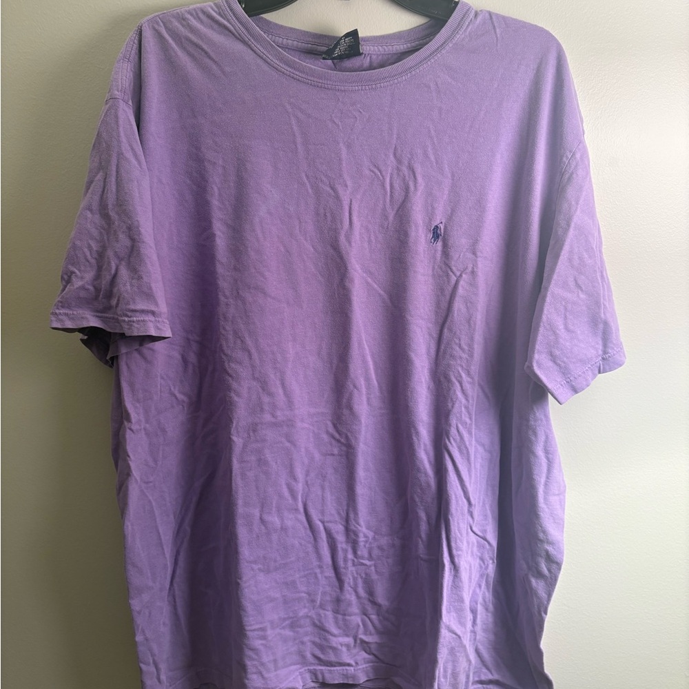 Ralph Lauren Purple Short Sleeve Tee - X-Large